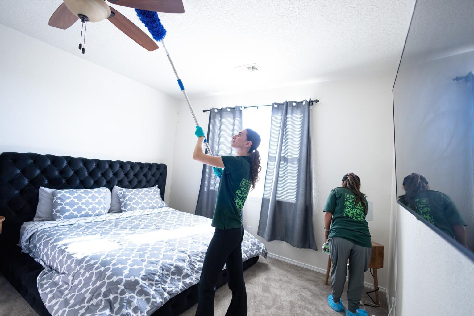 Green house cleaning service bedroom Albuquerque NM