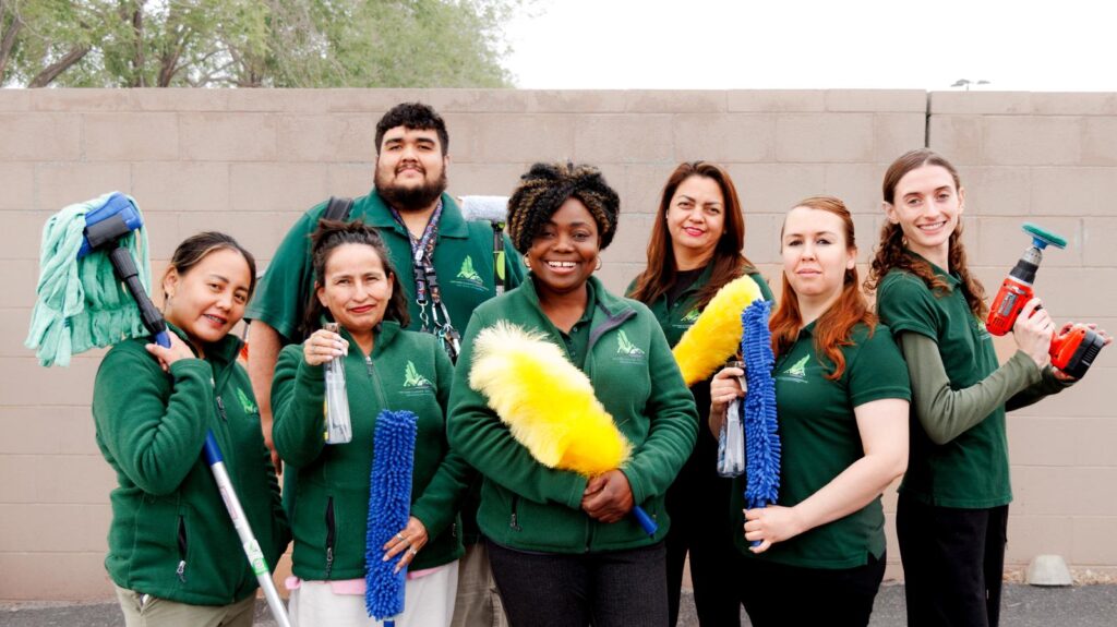 Professional eco-friendly cleaning team Natures Cleaning LLC Albuquerque NM