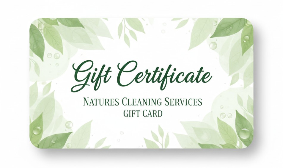 Natures clean eco friendly gift cards eco-friendly cleaning services Albuquerque,Rio Rancho house cleaning,Santa Fe eco-friendly cleaners