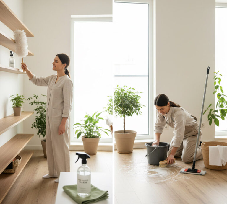 Difference Between Standard Cleaning and Deep Cleaning