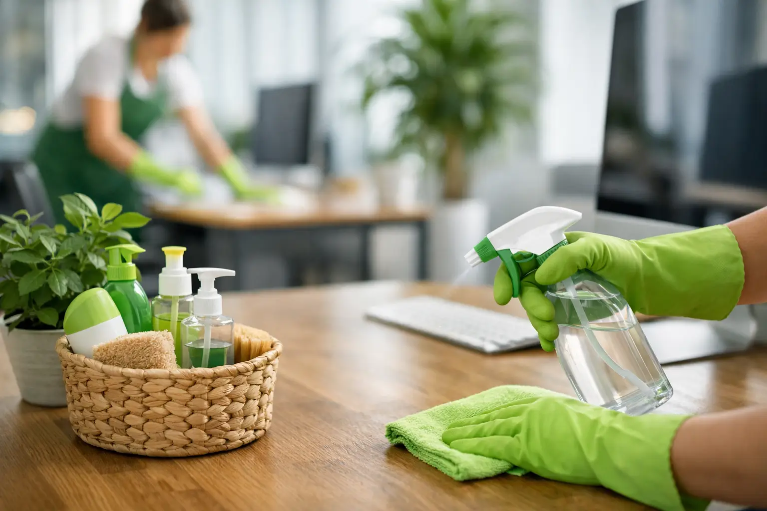 Why Green Office Cleaning Services Matter