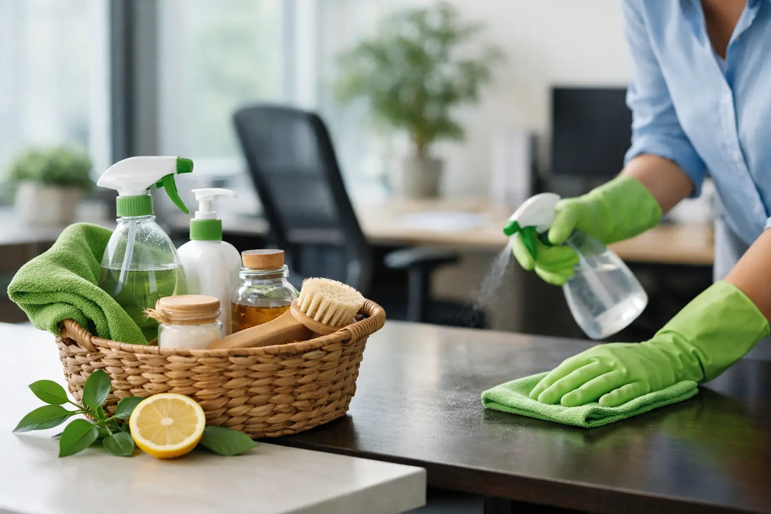 Green Cleaning for Workplaces That Protects Health
