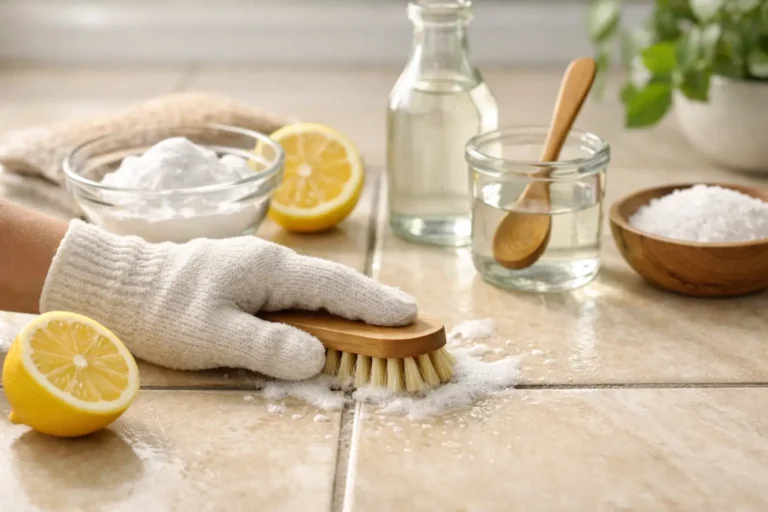 How to Clean Grout Naturally Without Harsh Chemicals