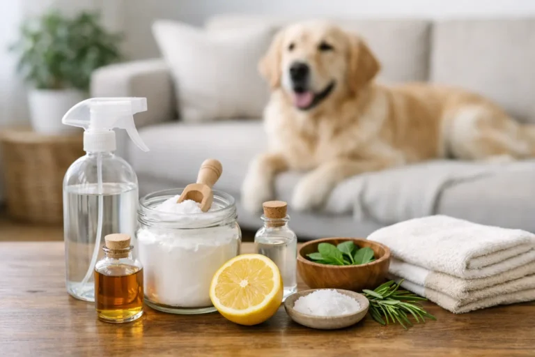 How to Clean Pet Odors Naturally at Home
