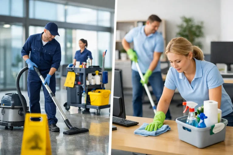 Commercial Janitorial Versus In-House Cleaning